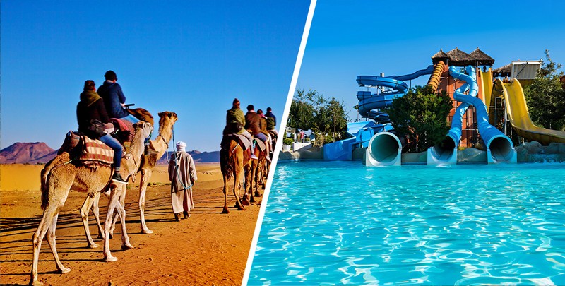 Maroc - Marrakech - Circuit Camel Express avec extension au Ôclub Experience Aqua Fun Marrakech