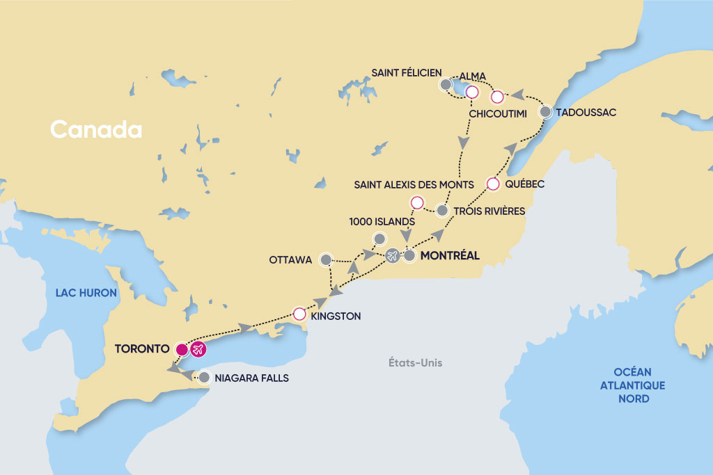 Circuit Balade au Canada de l’Est 2* & 3*