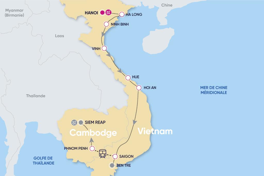 Circuit Incontournables du Nord au Sud Vietnam & Temples d'Angkor 4* & 5*, Séjour Vietnam par Ôvoyages Circuit Incontournables du Nord au Sud Vietnam & Temples d'Angkor 4* & 5*, Séjour Vietnam par Ôvoyages