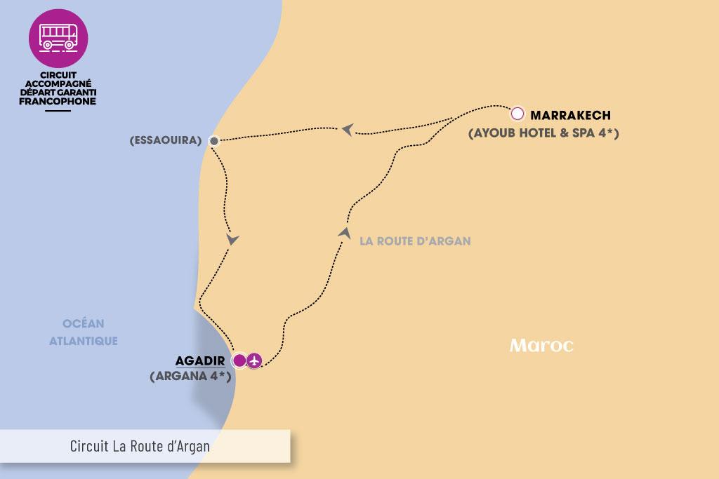 Maroc - Circuit La Route d'Argan 4*