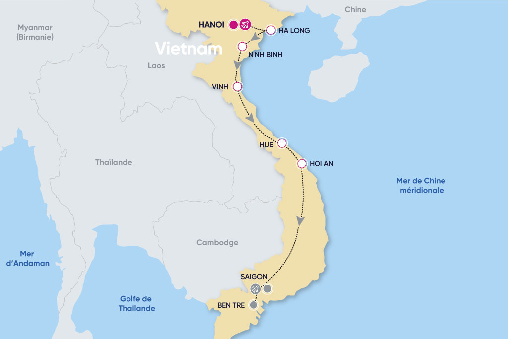 Circuit Lumineux Vietnam 4* & 5*