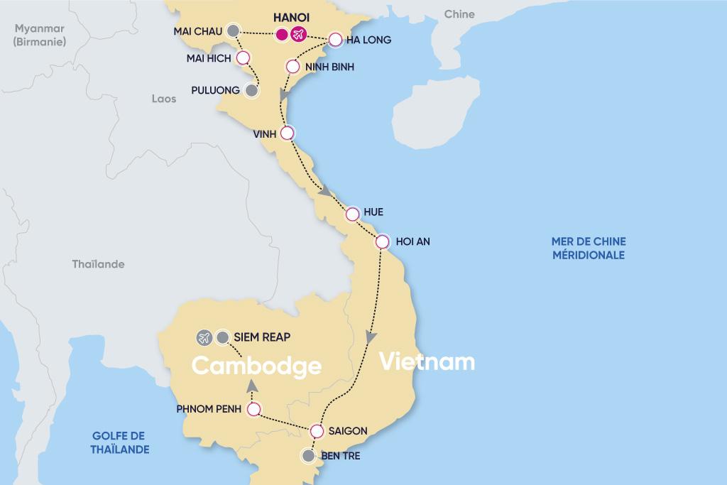 Circuit Paysages Majestueux du Vietnam et du Cambodge 16 nuits 4/5*, Séjour Cambodge par Ôvoyages Circuit Paysages Majestueux du Vietnam et du Cambodge 16 nuits 4/5*, Séjour Cambodge par Ôvoyages