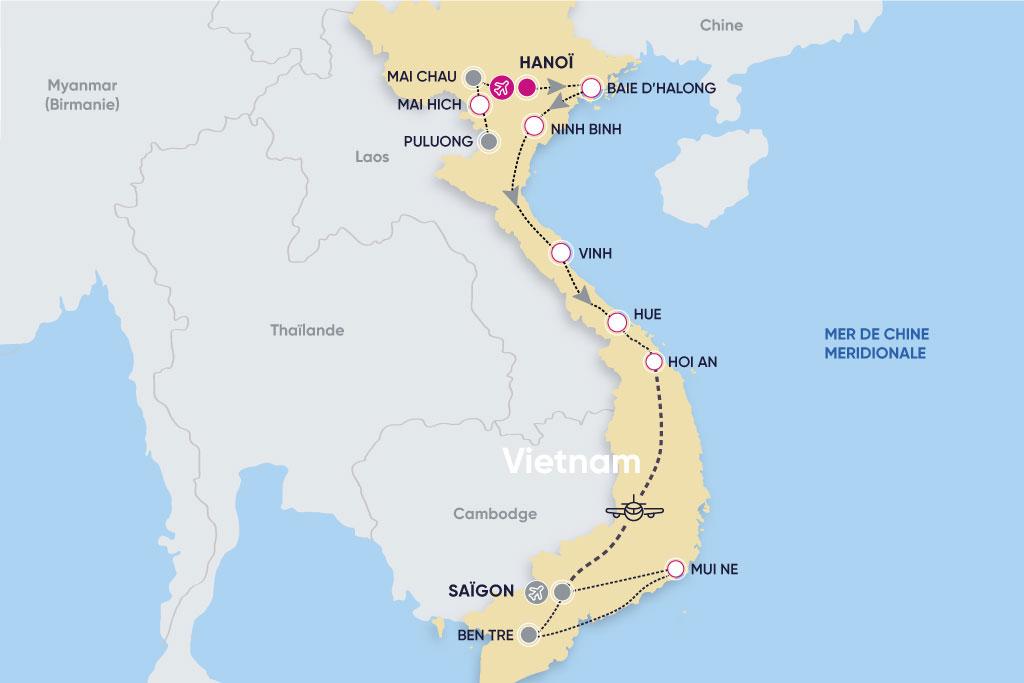 Circuit Paysages Majestueux du Vietnam Nord au Sud & plage 4*/5*, Circuit Vietnam par Ôvoyages Circuit Paysages Majestueux du Vietnam Nord au Sud & plage 4*/5*, Circuit Vietnam par Ôvoyages