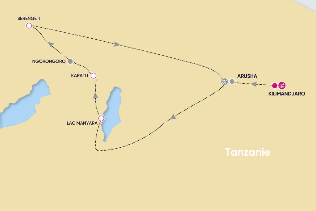Circuit Kilimandjaro, Ngorongoro, Lac Manyara & Serengeti, Circuit Tanzanie par Ôvoyages