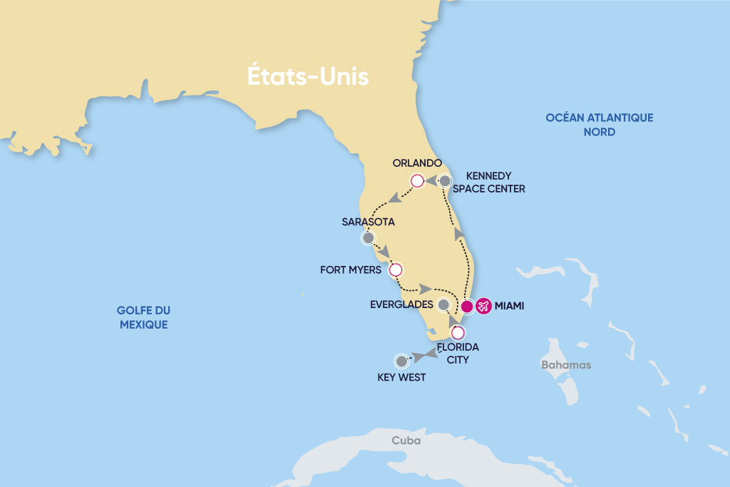 Circuit Best of Florida de Miami aux Keys 2* & 3*
