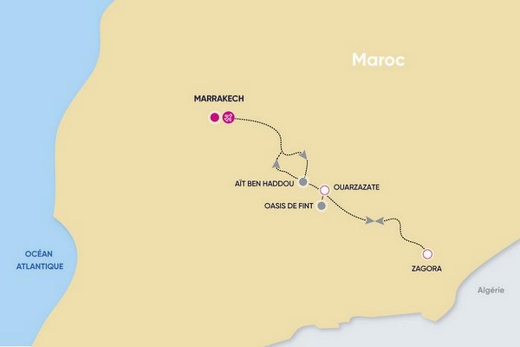 Maroc - Sud Marocain - Circuit Camel Express en Riad de Charme