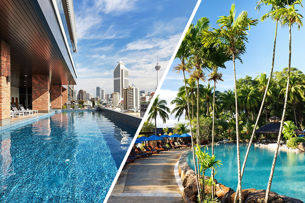 Combiné Duo Malaisien 4*/ 5*: Métropole & Plages