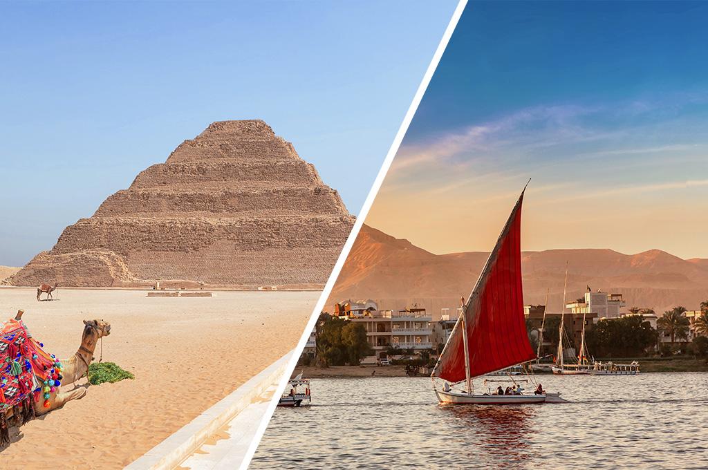 Combiné Nil et pyramides 5* avec visites