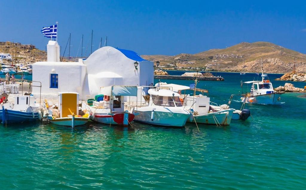 Grèce - Iles grecques - Les Cyclades - Mykonos - Paros - Santorin - Balade dans Les Cyclades - Mykonos, Paros & Santorin Hôtels 3* ou 4*