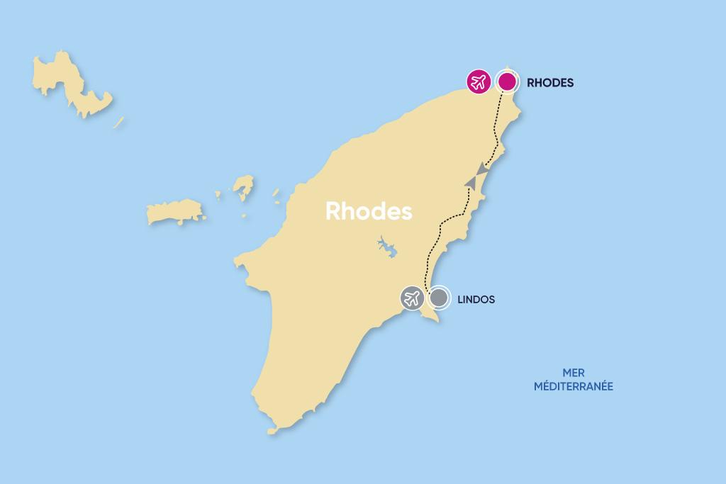 Grèce - Iles grecques - Rhodes - Autotour Découverte de Rhodes 4*