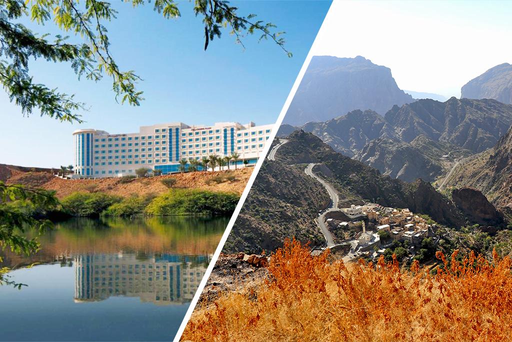 Oman - Ôcity Crowne Plaza Muscat OCEC 4* et extension possible à l'hôtel Dusit Djebel Akhdar