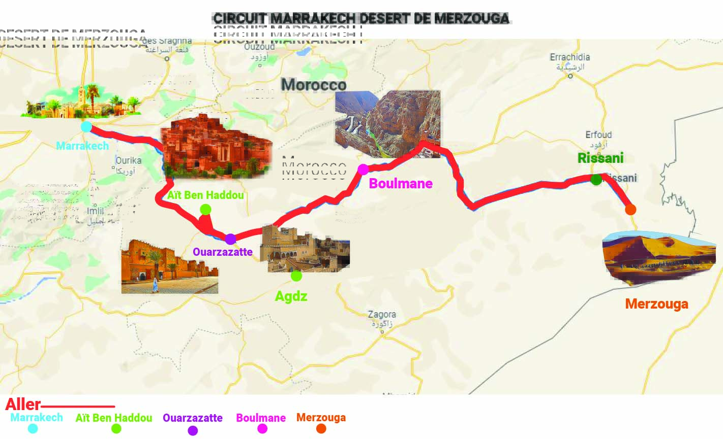 Circuit Marrakech & Désert de Merzouga by Ôvoyages